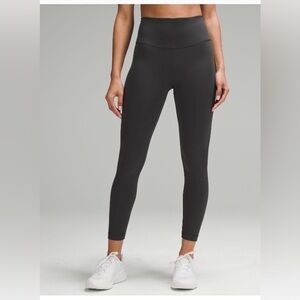 Lululemon Wunder Train High Rise Tight with Pockets 25”, Graphite Grey